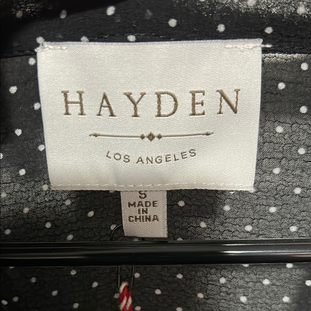 HAYDEN Black Polka Dot Dress - Picture 3 of 8
